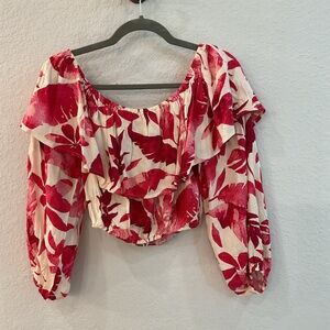 Pink Lily two piece floral set S/M